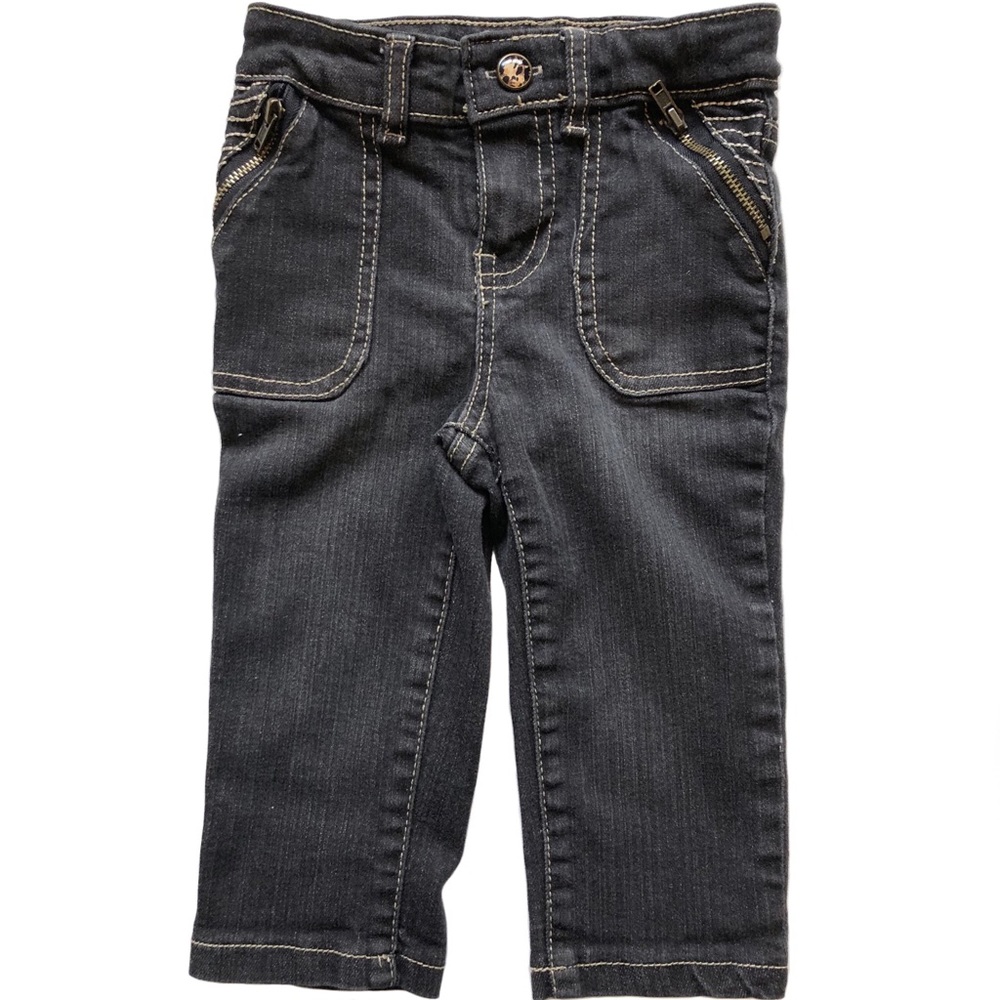 Heart Leopard Pocket Jeans